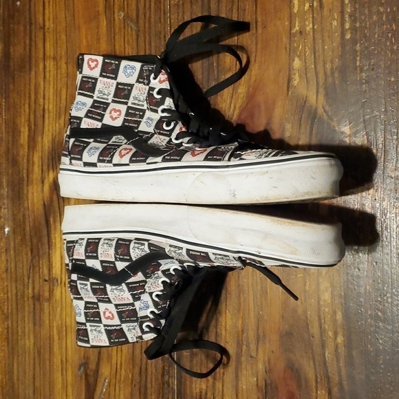 Vans Love Letter High Tops Women's Sneakers Size 12.5 - Picture 3 of 8